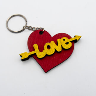 WoodnHeart Keychain